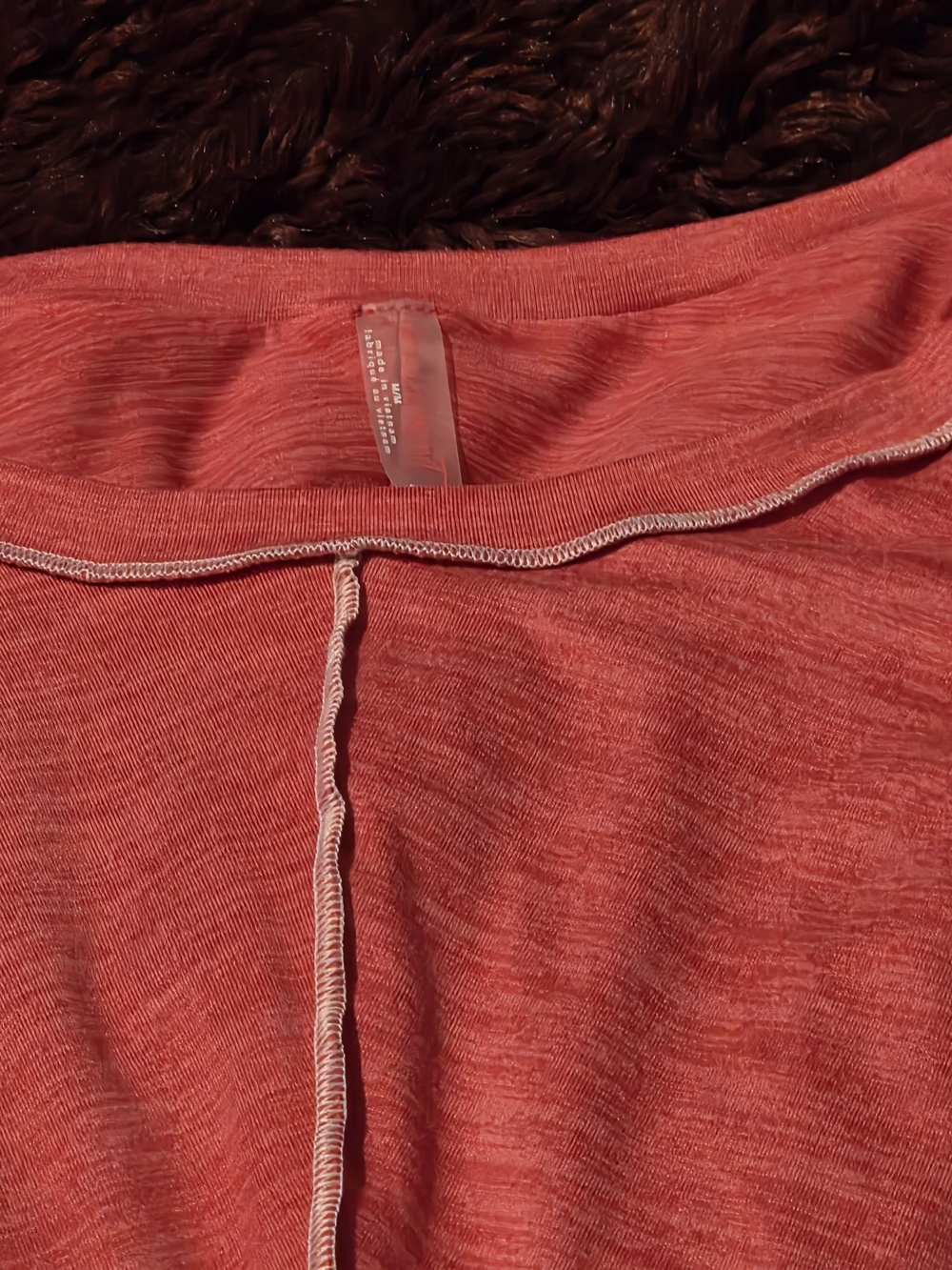 ​NWT FP Movement Free People Ruched Long-Sleeve Top – Winterberry / Dark Red Med - Picture 8 of 8